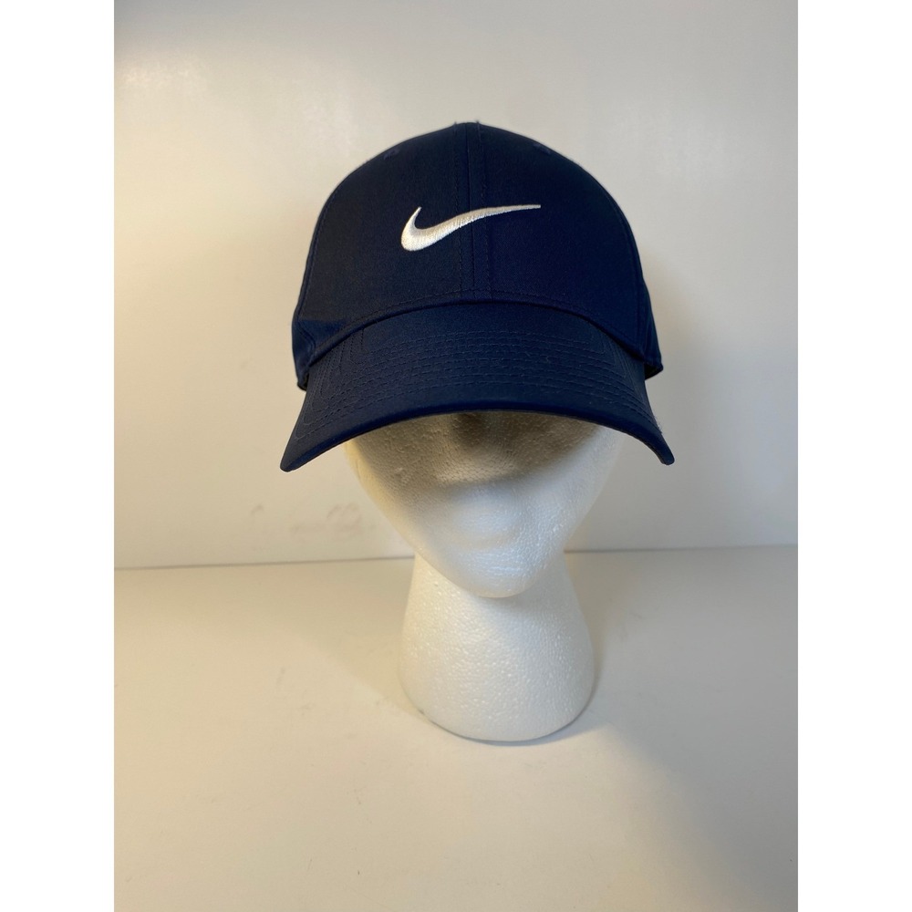 Nike Golf Legacy91 Dri-FIT Adjustable Hat Navy Blue Swoosh Cap One Size